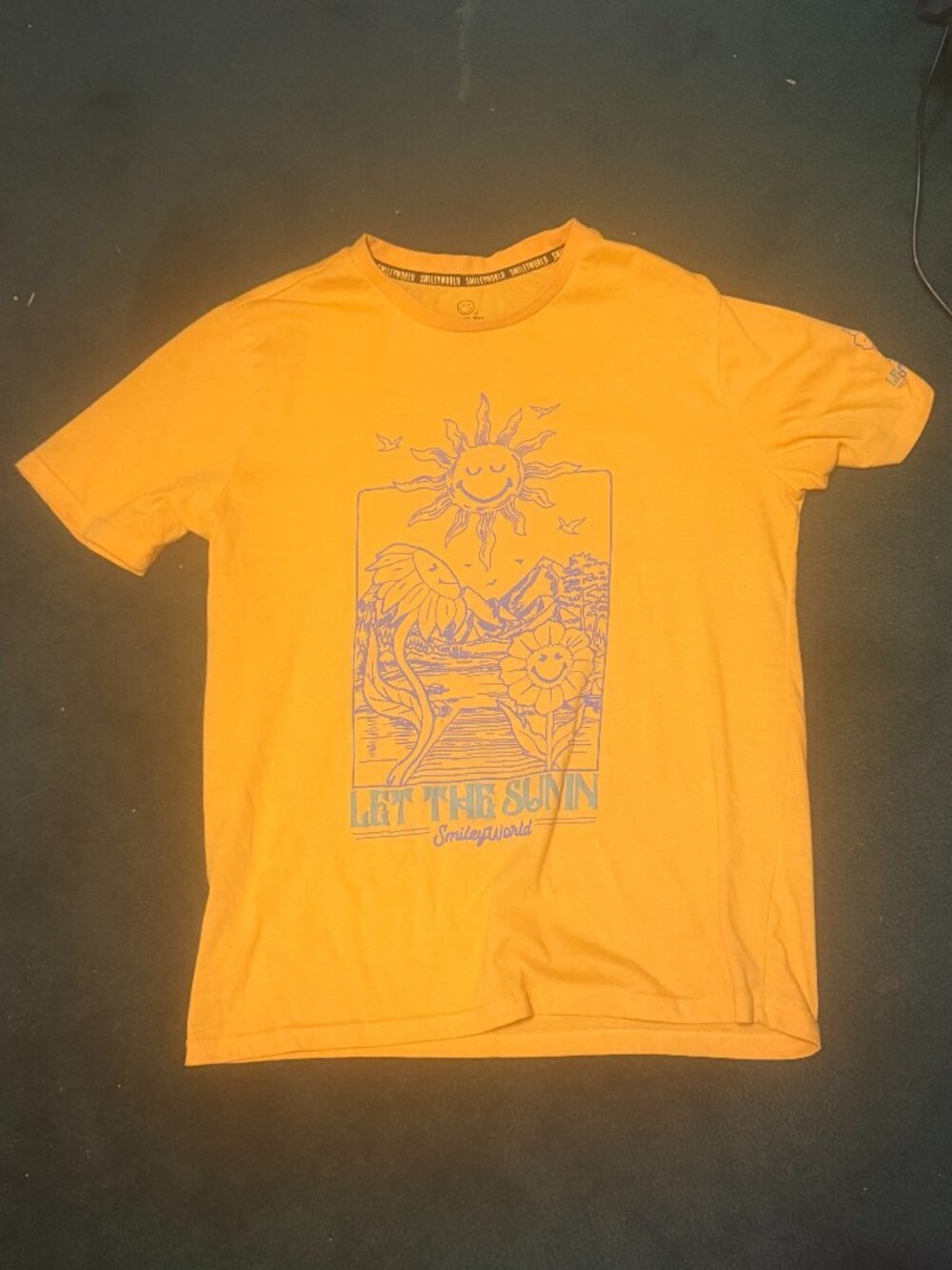 Yellow Smiley World T-Shirt